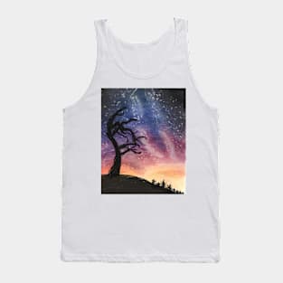 Starry night sky Tank Top